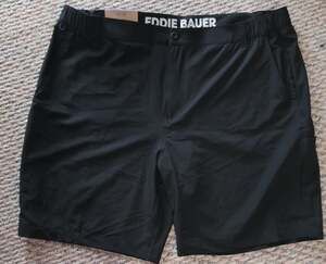 Eddie Bauer Men's Performance Tech Shorts NWT Size XXL Black